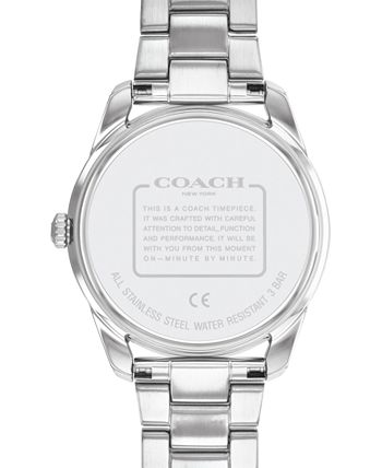 COACH - Women's Preston Stainless Steel Bracelet Tea Rose Watch 36mm