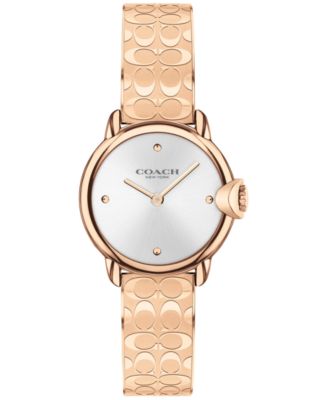 COACH - Women's Arden Rose Gold-Tone Bangle Bracelet Watch 28mm