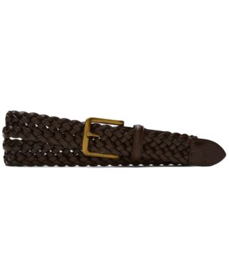 polo ralph lauren vachetta leather belt