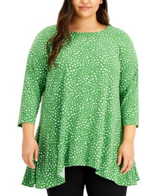 macys alfani tops plus size