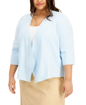 Alfani Plus Size Cozy Open-Front Cardigan Created for Macy's