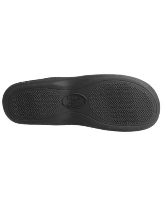 Isotoner Signature Men's Microterry Jared Hoodback Slippers with Memory Foam