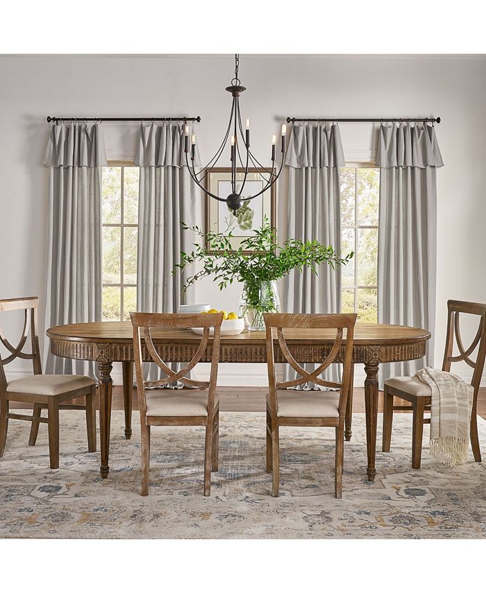 Keeco Mercantile 50" x 63" Drop Cloth Curtain Panel Macy's