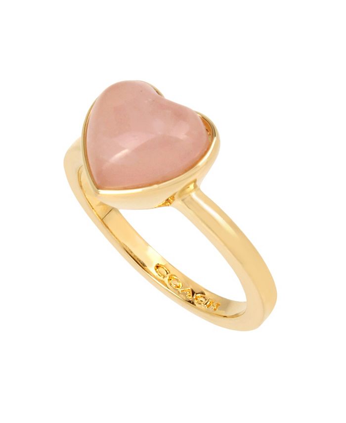 Coach rose sales gold ring
