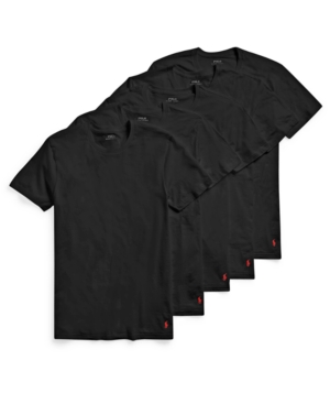 Polo Ralph Lauren Men's 5-Pack Classic Crewneck T-Shirts