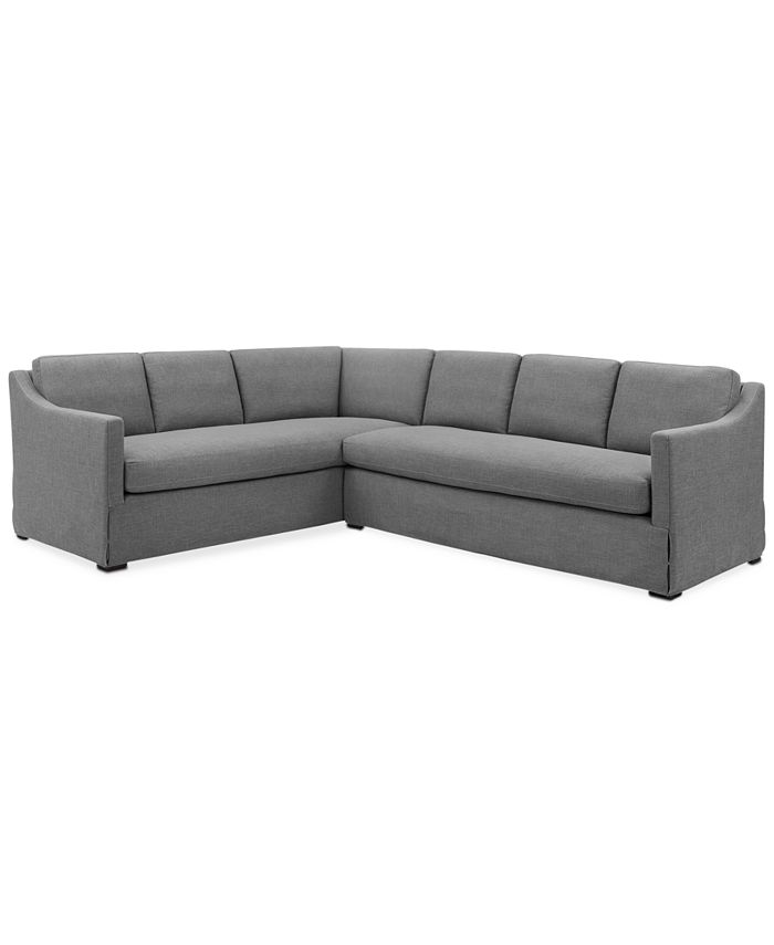 Classic Living 2 Pc Fabric Sectional