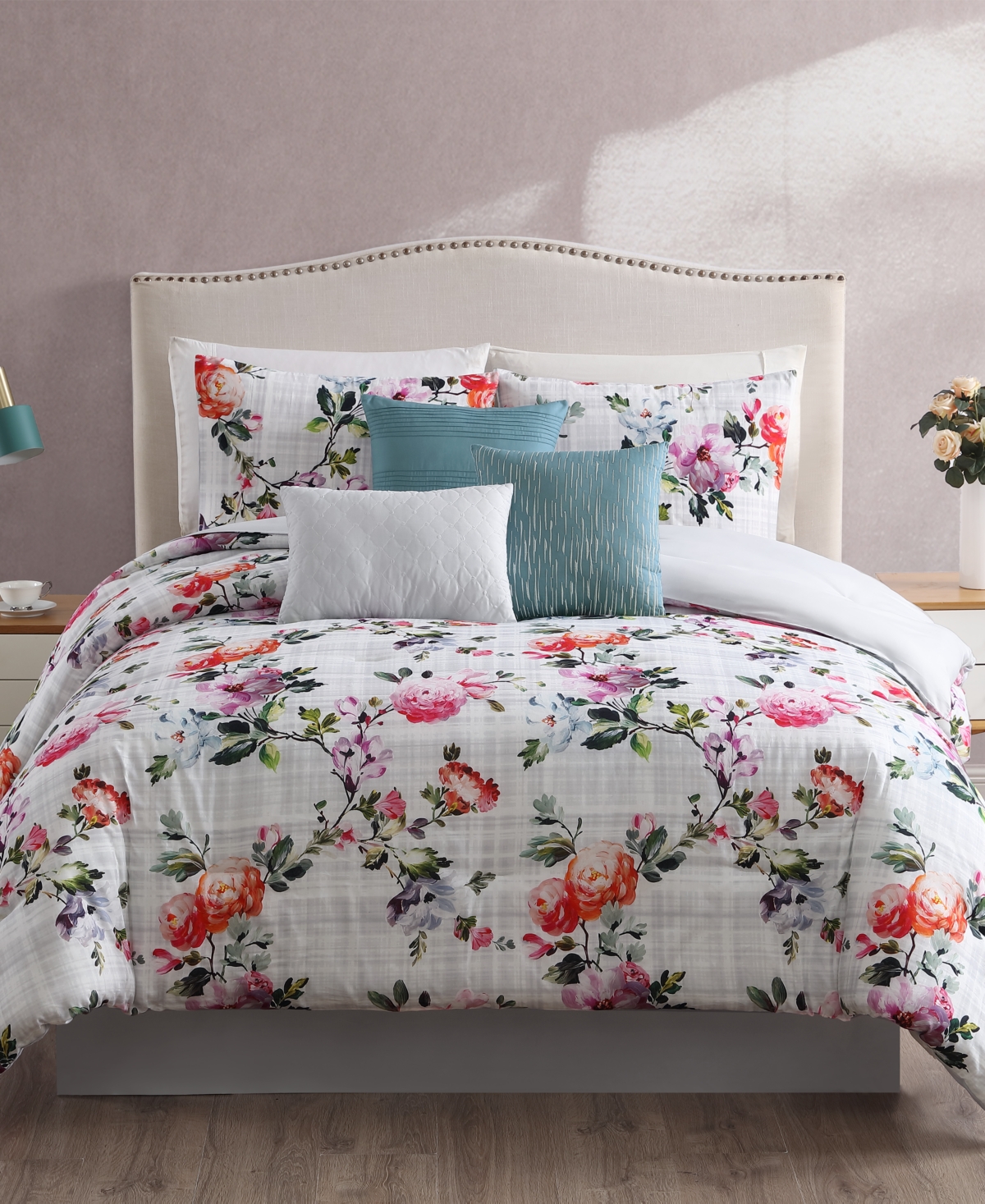 RIVERBROOK HOME KATINA COMFORTER WITH 6 BONUS PIECES SET, KING BEDDING