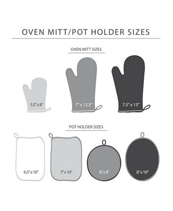 Town & Country Living - Silicone 2-Pc. Oven Mitt Set