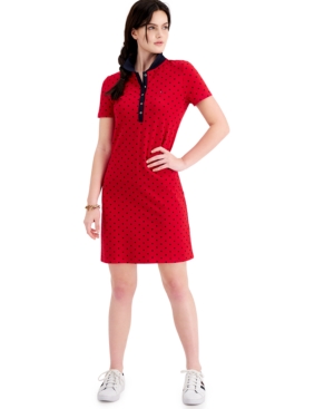 Tommy Hilfiger Polka Dot Polo Dress