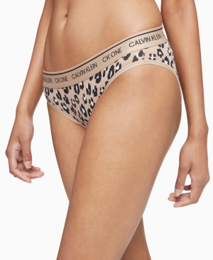 Calvin Klein Ck One Cotton Bikini Underwear Qf5735 In Stephen Animal