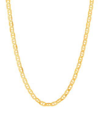 Polished Mariner Chain 3mm Collection In 10k Gold