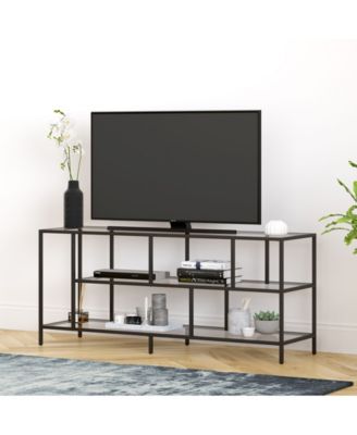 Winthrop TV Stand with Glass Shelves