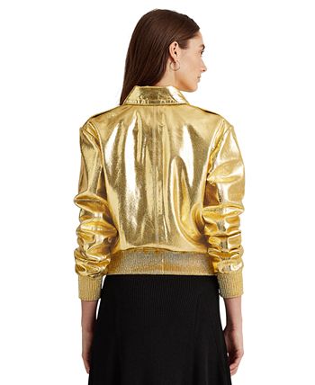 Lauren Ralph Lauren Women's Satin Bomber Jacket - Macy's