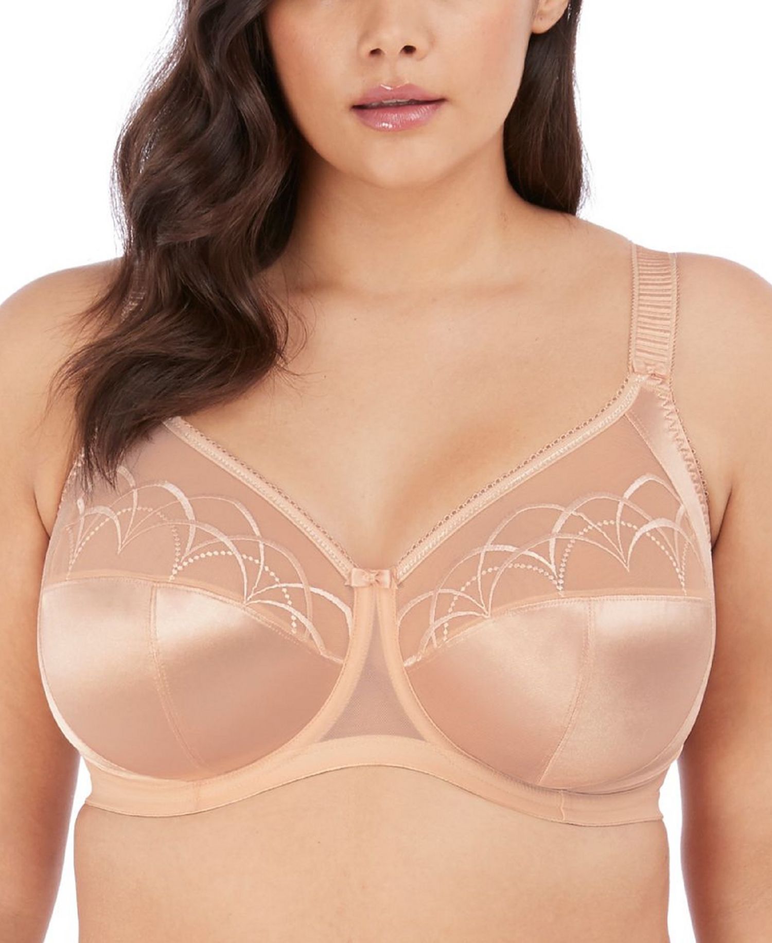 Cate Full Figure Underwire Lace Cup Bra EL4030, Online Only