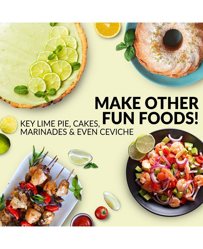 Nostalgia Taco Tuesday TTLJ3LG Electric Lime Juicer Margarita Kit Macy's