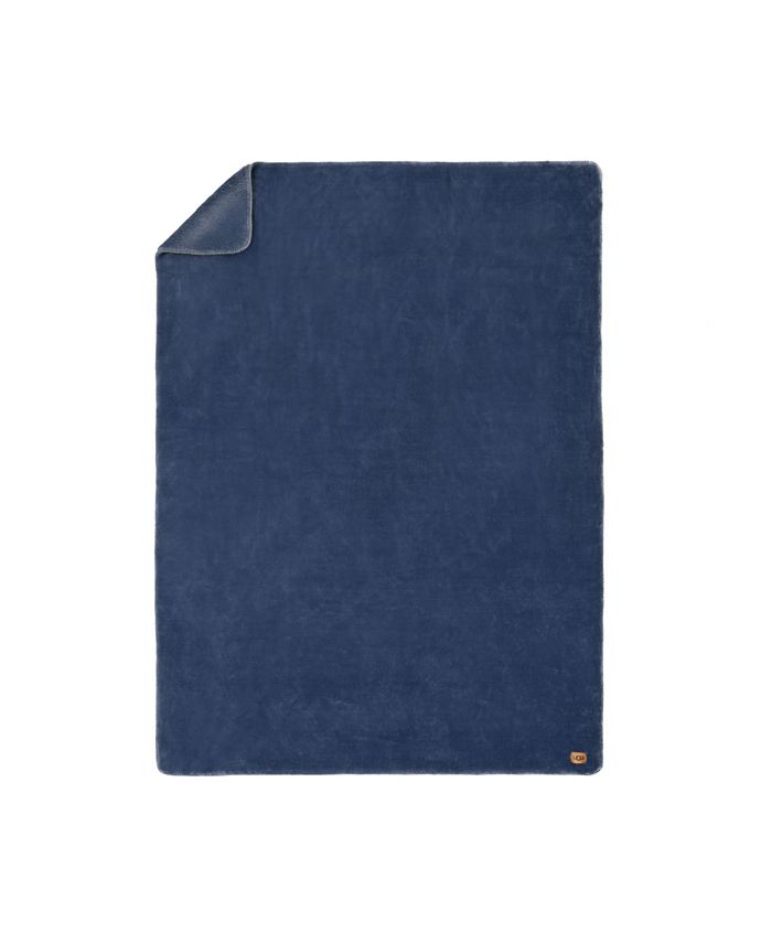 UGG® Whitecap Plush Flannel Oversized Throw Blanket, 70" x 50