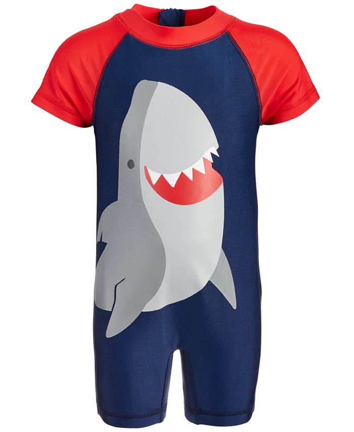 First Impressions Baby Boys 1Pc. Shark Rash Guard, Created for Macy's