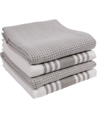 Madison Waffle Kitchen Towel, Set of 4