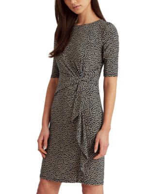 ralph lauren twisted knot dress