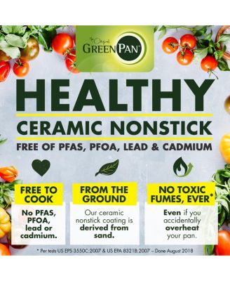 Padova Healthy Ceramic Nonstick Cookware Set, 10 Piece