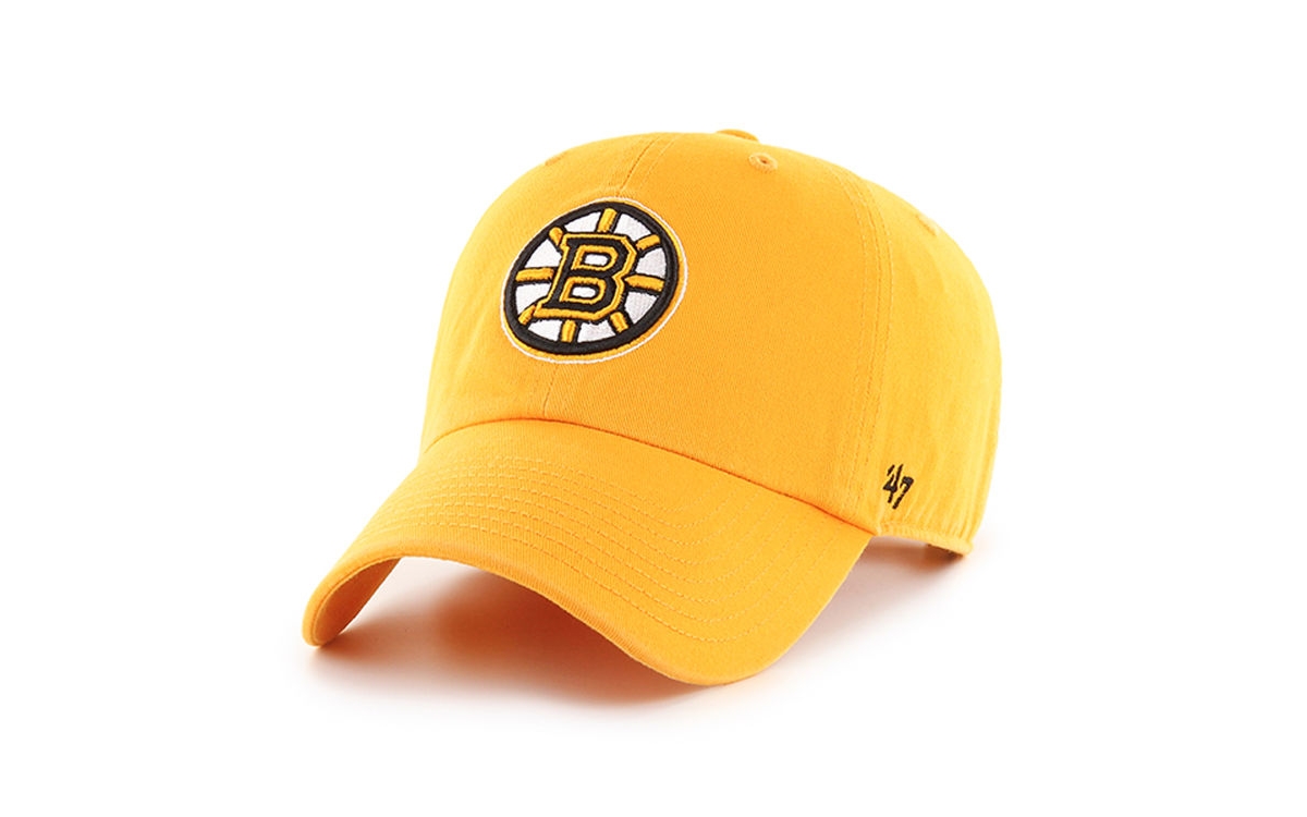 47 Brand Boston Bruins Clean Up Cap In Gold,black