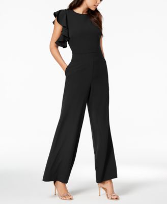macy's black dressy jumpsuits