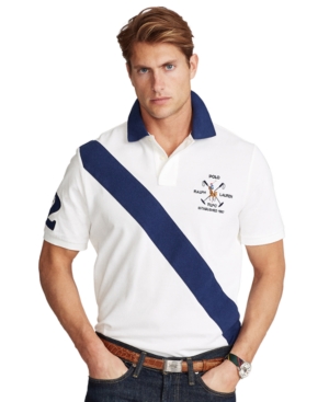 Polo Ralph Lauren Men's Custom Slim Fit Mesh Polo Shirt