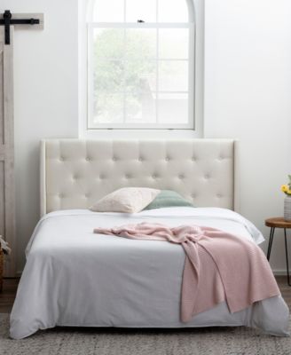 low profile headboard king bed