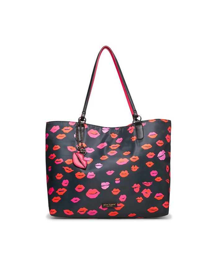 Betsey Johnson XOX Nylon Tote Macy s