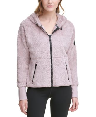 calvin klein performance hooded fleece jacket