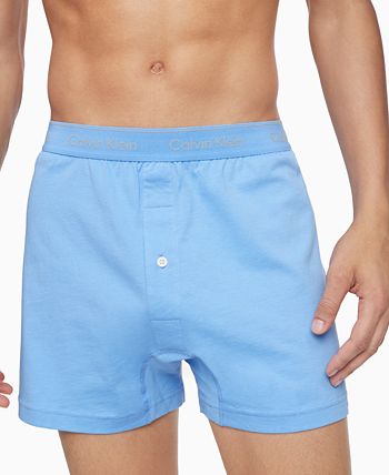 Calvin Klein Men's Cotton Classics 3-Pack Knit Boxer, 3 White, Small :  : Clothing, Shoes & Accessories