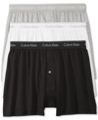 Men's 3-Pack Cotton Classics Knit Boxers Underwear
