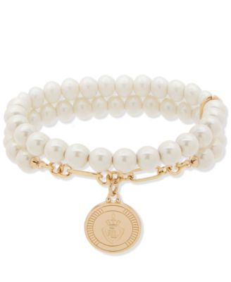 ralph lauren gold bead bracelet