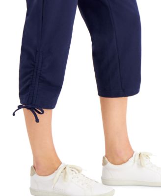 Pantaloni Capri In Maglia Karen Scott – Antracite Erica, Taglia L, Vita Regolabile Con Fasce - Foto 2