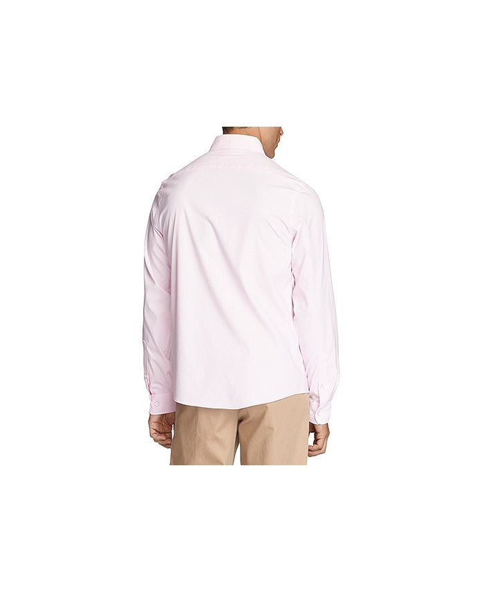Tommy Hilfiger Men's No-Tuck Casual Slim Fit Stretch Dress Shirt - Macy's