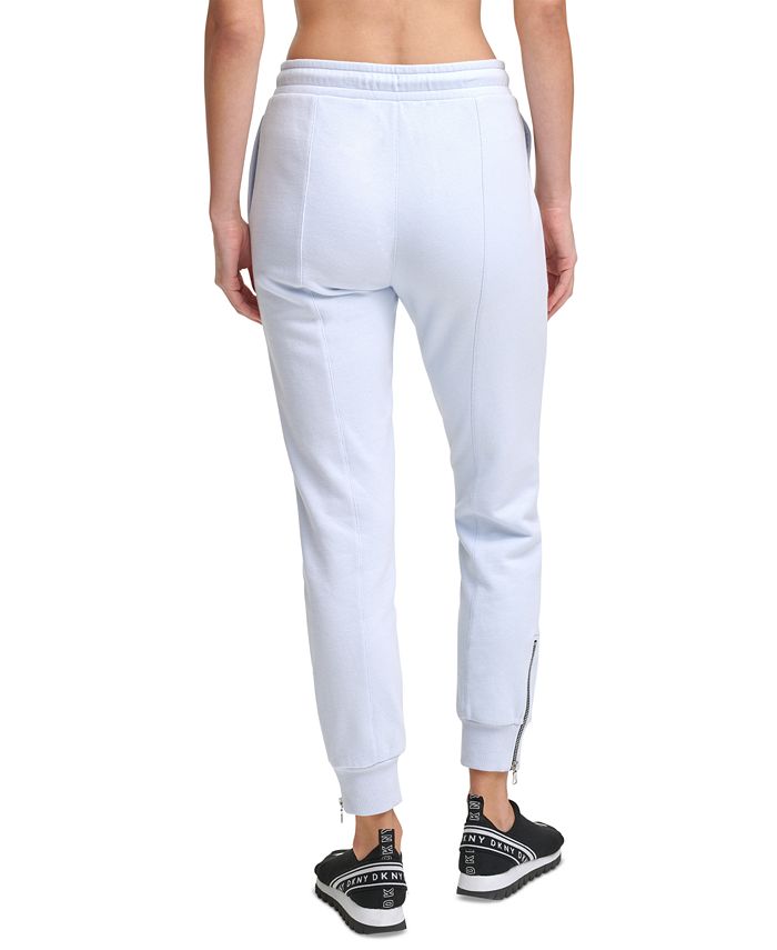 DKNY Cotton Embroidered Logo Pintuck Joggers & Reviews - Pants & Capris ...
