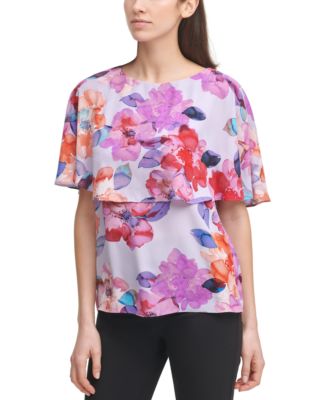 dkny floral top