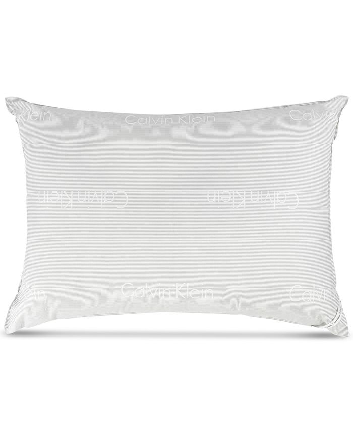 Calvin Klein Shadow Logo Cotton King Pillow Macy's