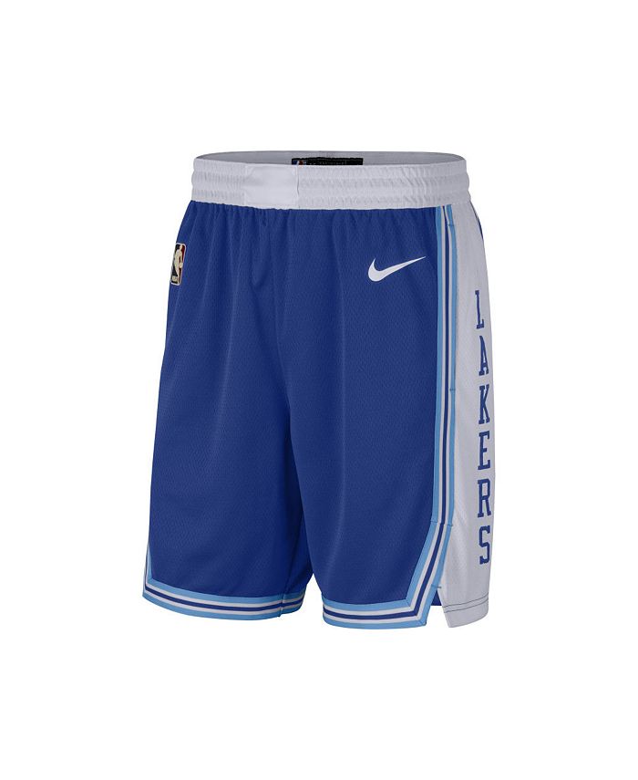 Los Angeles Lakers Nike Courtside Shorts - Heathered Charcoal