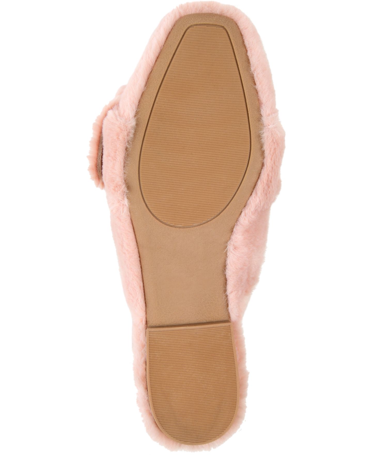 Женские тапочки Journee Collection Eara Slide Slippers, цвет: Пудровый — фото 5