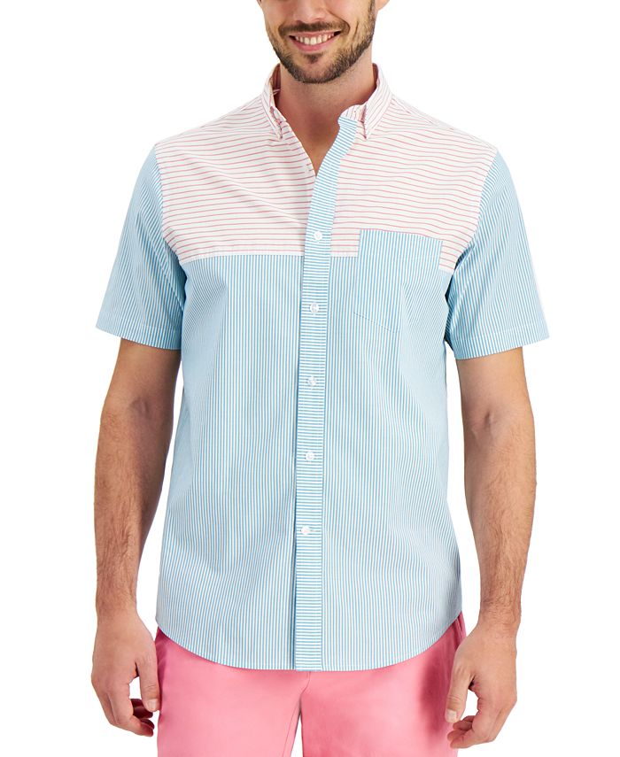 Club Room Men's Mixed Stripe Shirt, Created for Macy's & Reviews ...