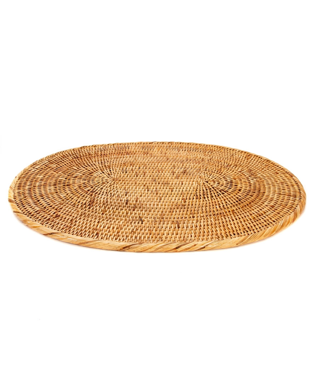 Artifacts Trading Company Artifacts Rattan Oval Placemat