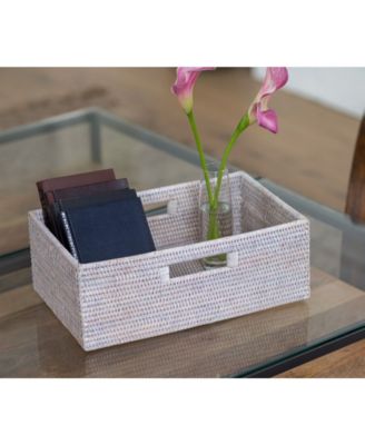 Rectangular Shelf basket with Side handles