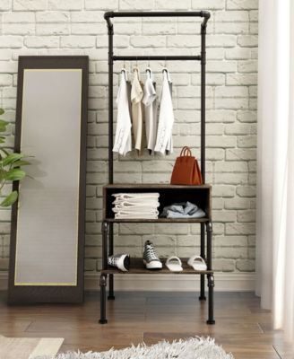 Lille Open Shelf Clothes Rack