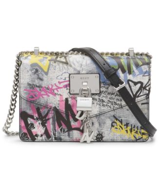 dkny graffiti crossbody bag