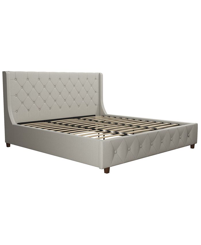 CosmoLiving by Cosmopolitan Mercer Upholstered Bed, King & Reviews