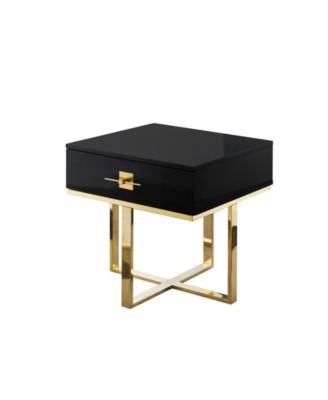 Mandisa 1 Drawer Square Side Table