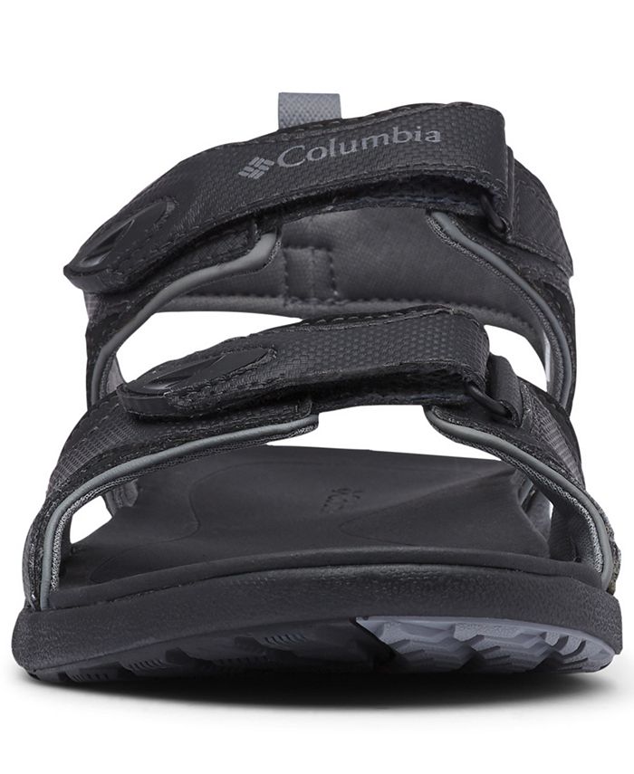 men's two strap leather sandals