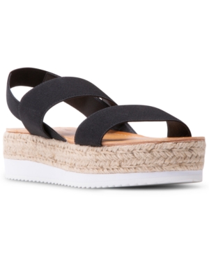 Madden Girl Bowie Stretch Platform Espadrille Sandals