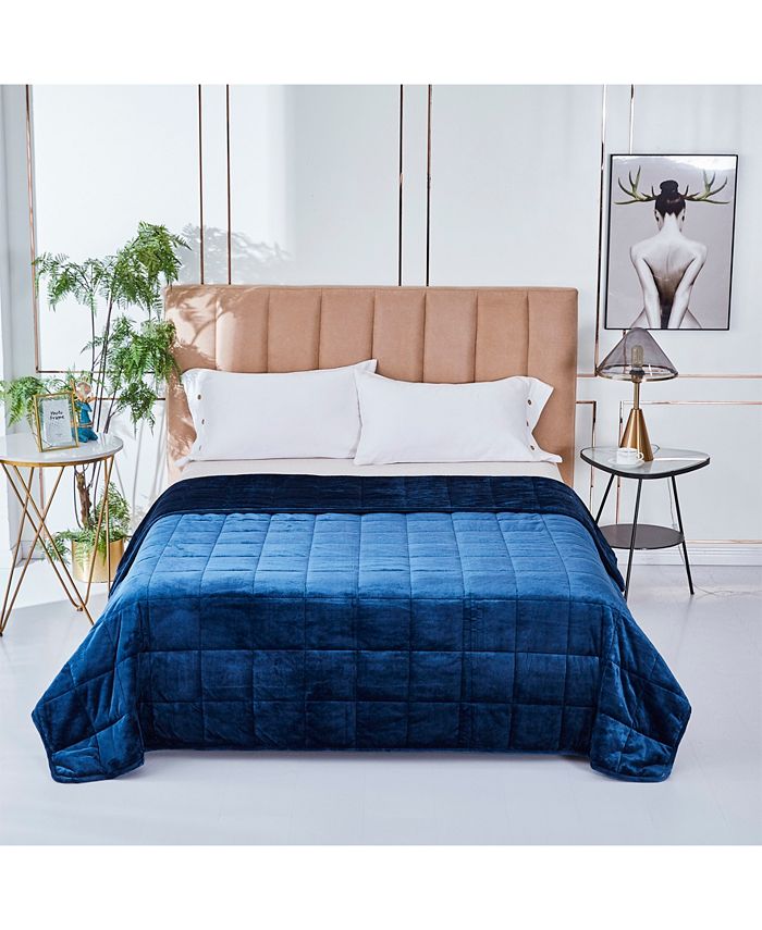 Sutton Home Weighted Blanket or Comforter 20lbs, Twin Macy's